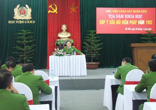 Toạ đàm khoa học “góp ý sửa đổi Hiến pháp năm 1992”